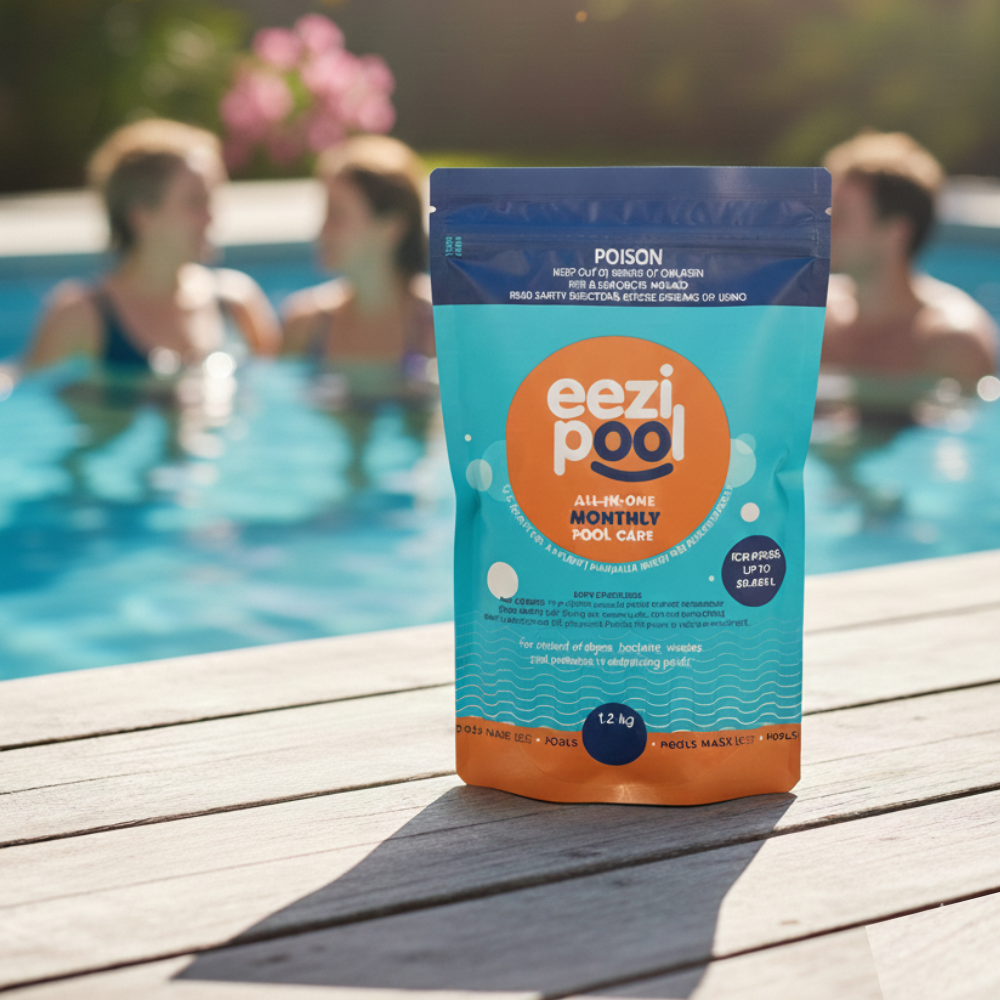 Eezi Pool – All-in-One Monthly Pool Care (1.2kg)
